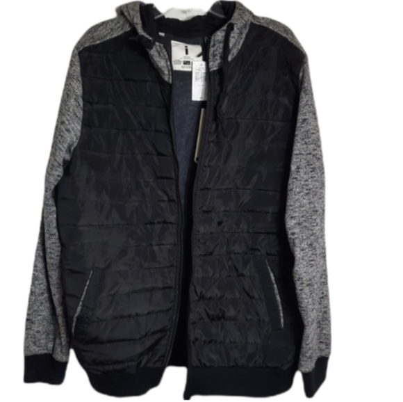 i jeans by Buffalo Other - i Jeans By Buffalo Men's Quilted Full Zip Lightweight Jacket Size XL Black